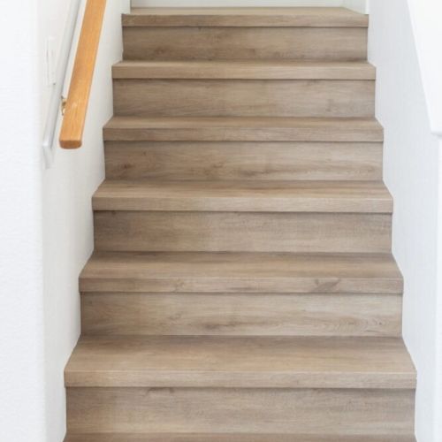 Heading upstairs