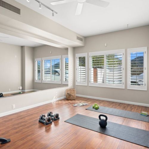 Namaste in our private gym