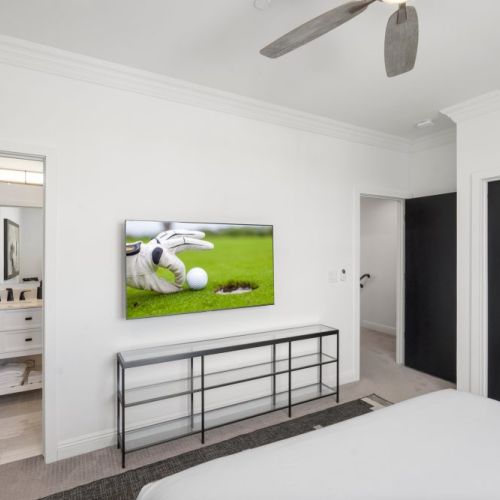 All bedrooms feature Smart TV's for your entertainment