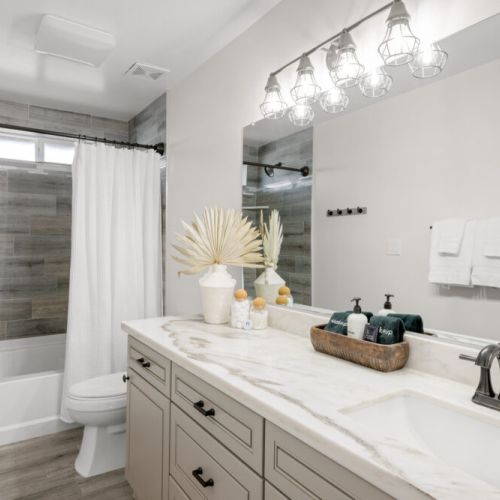 Third Full bathroom. Tub/Shower combo