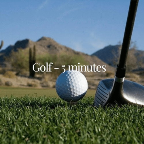 Conveniently located and a short walk away to golf courses