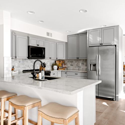 High end appliances and finishes