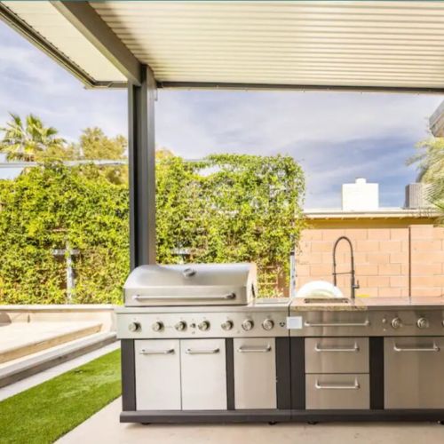 Built-in BBQ
