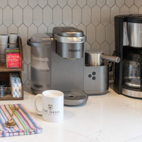 Coffee bar, it's a big deal around here.